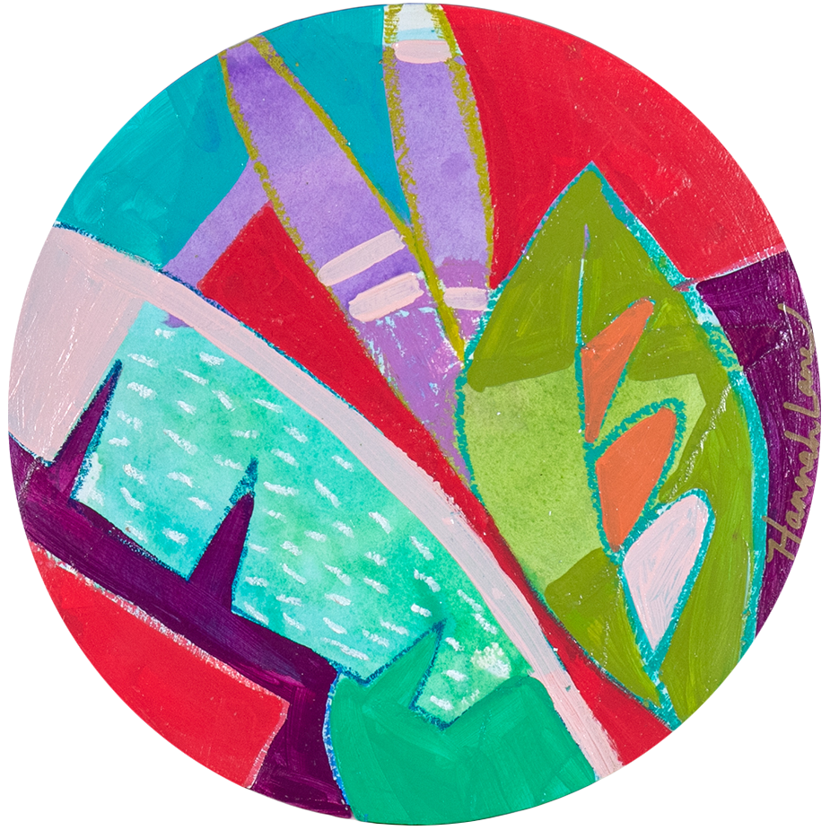 Circle Palms 1, 12x12