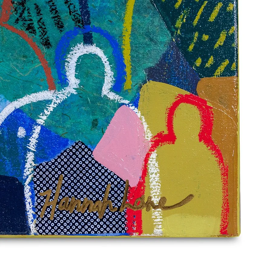 Crowd-Yellow on canvas-detail 2.jpg