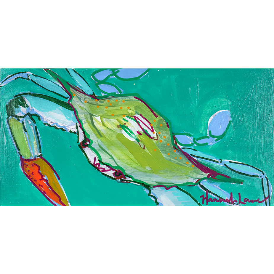 Green Crab, 12x6