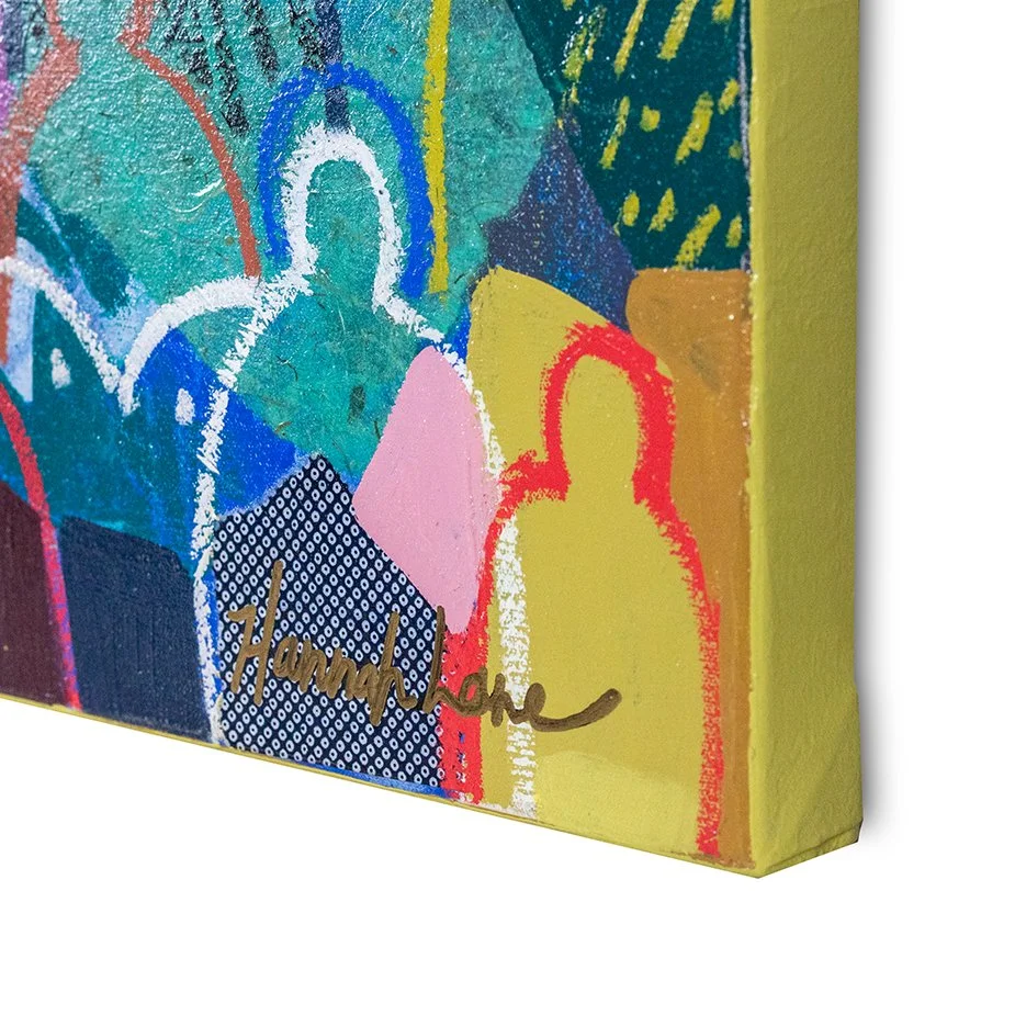 Crowd-Yellow on canvas-detail 1.jpg