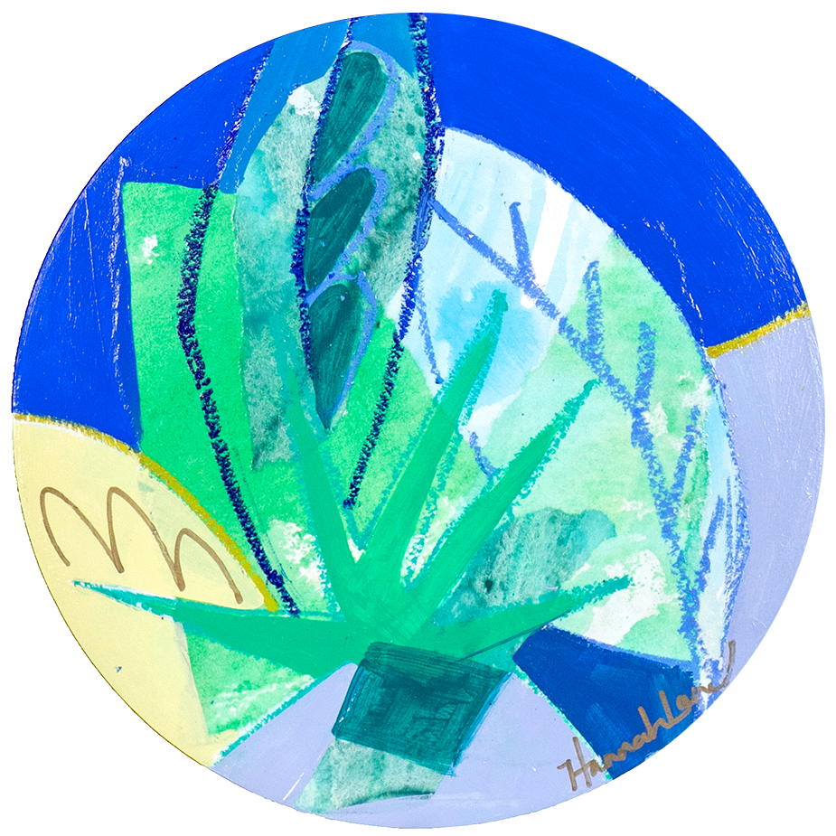 Circle Palms 3, 12x12