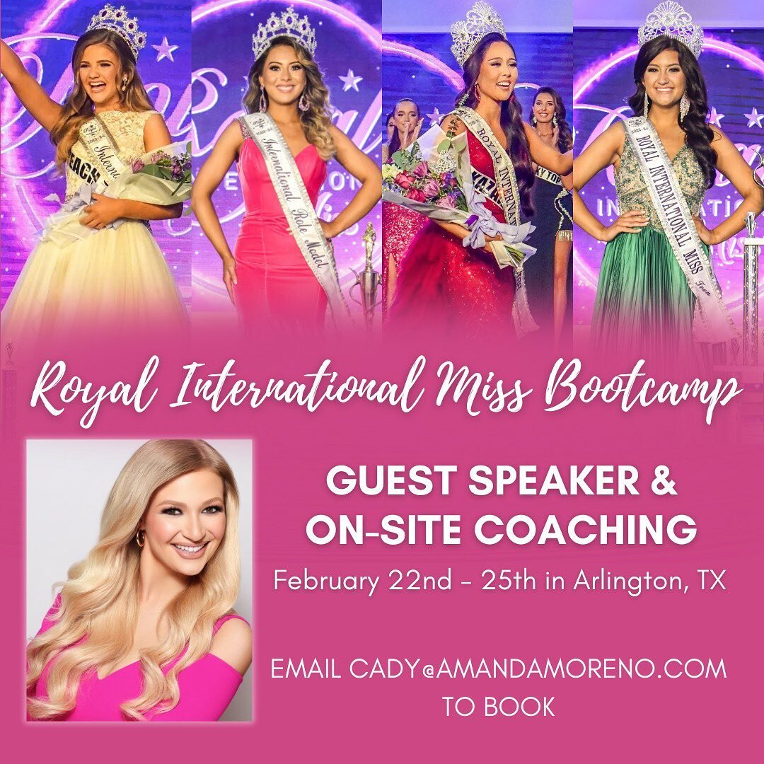 Royal queens, we&rsquo;ll see you soon! ✨

We are thrilled to be a Guest Speaker at the Royal International Boot Camp in Arlington, Texas. Leading alongside incredible women in the industry, Associate Coach Cady Ruth with Amanda Moreno Consulting wil