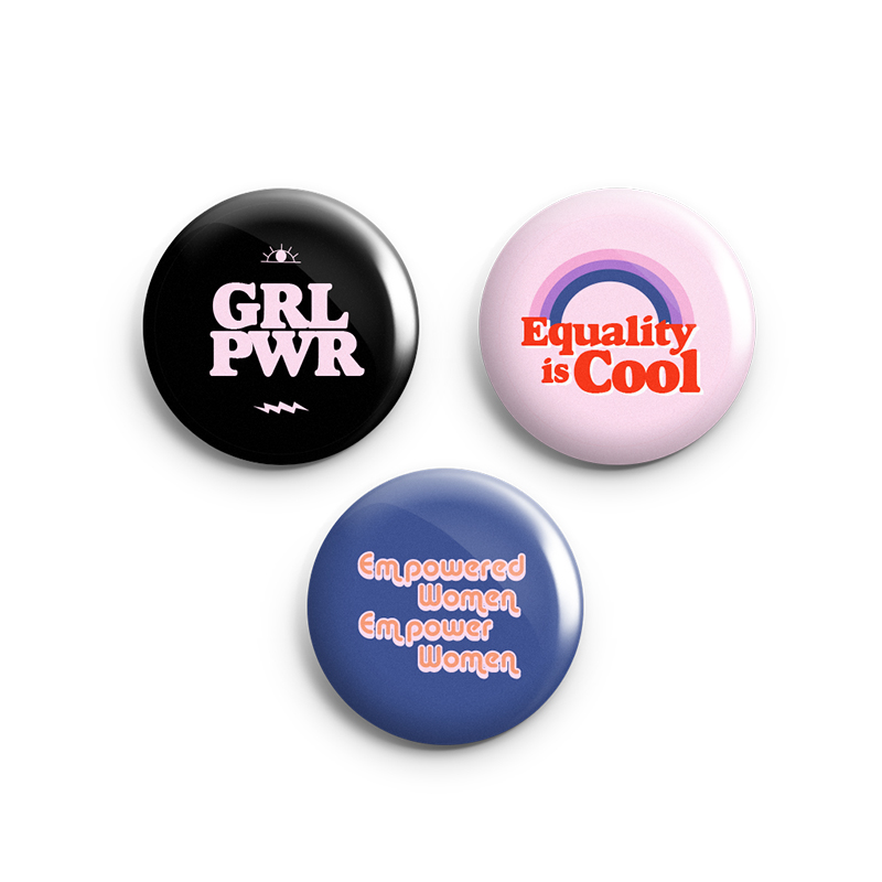 Feminist Buttons - TheFive15.com