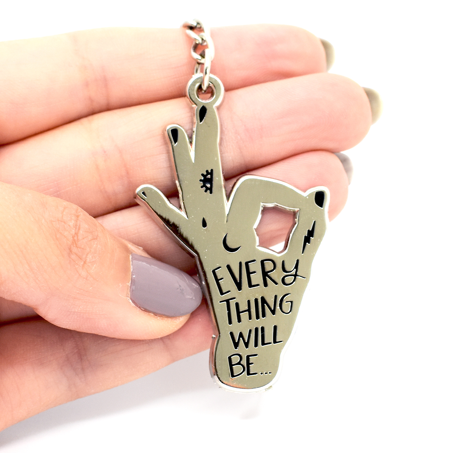 Everything Will Be OK Keychain - The Five15.com