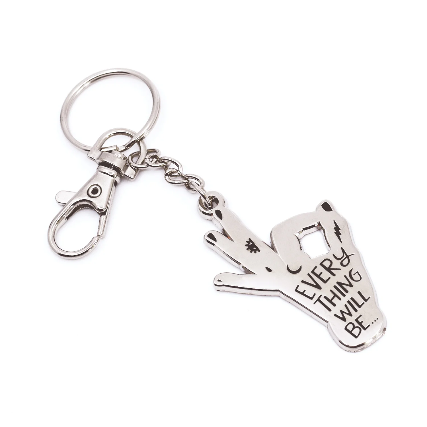 Everything Will Be OK Keychain - The Five15.com