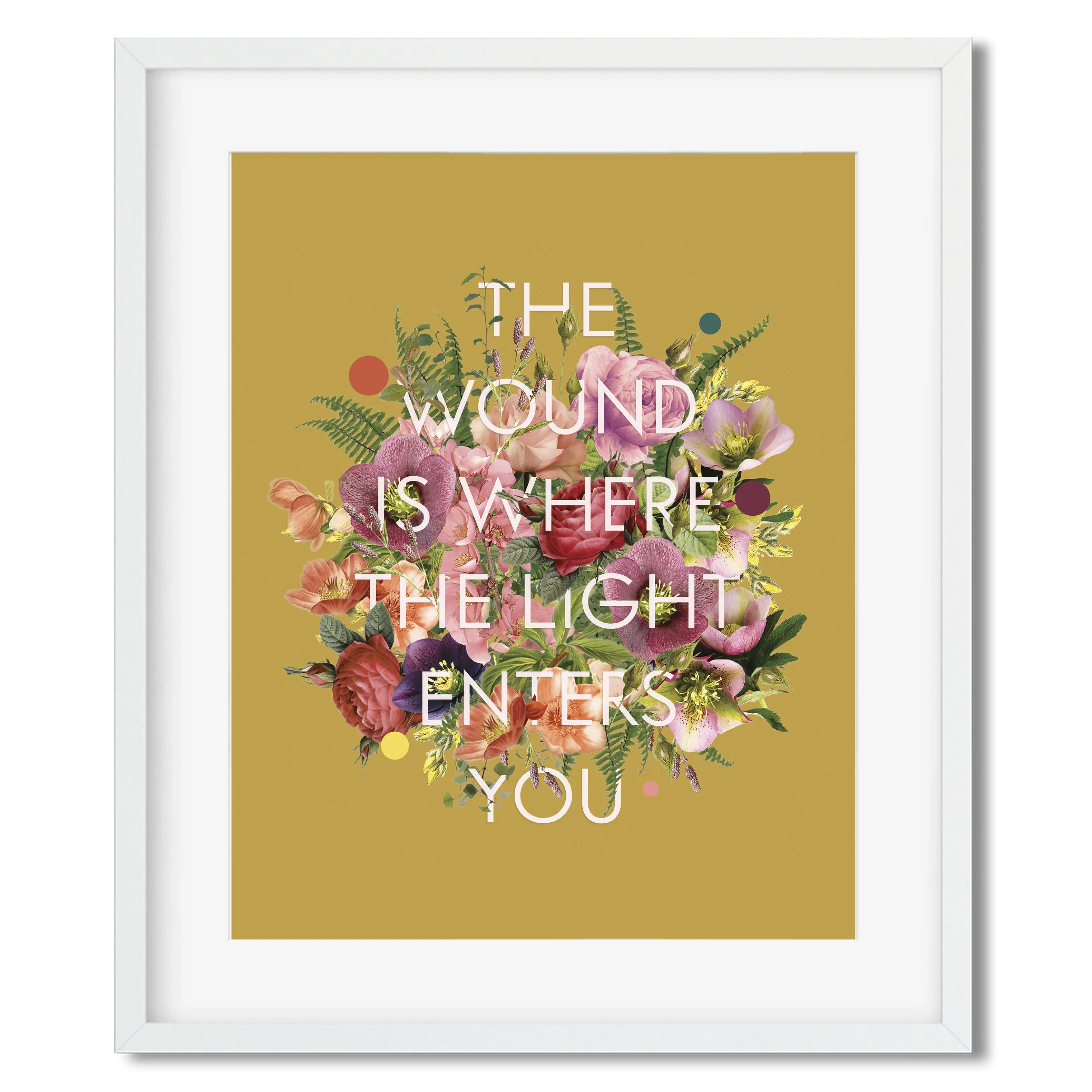 The Wound Is Where The Light Enters You - 8 x 10”