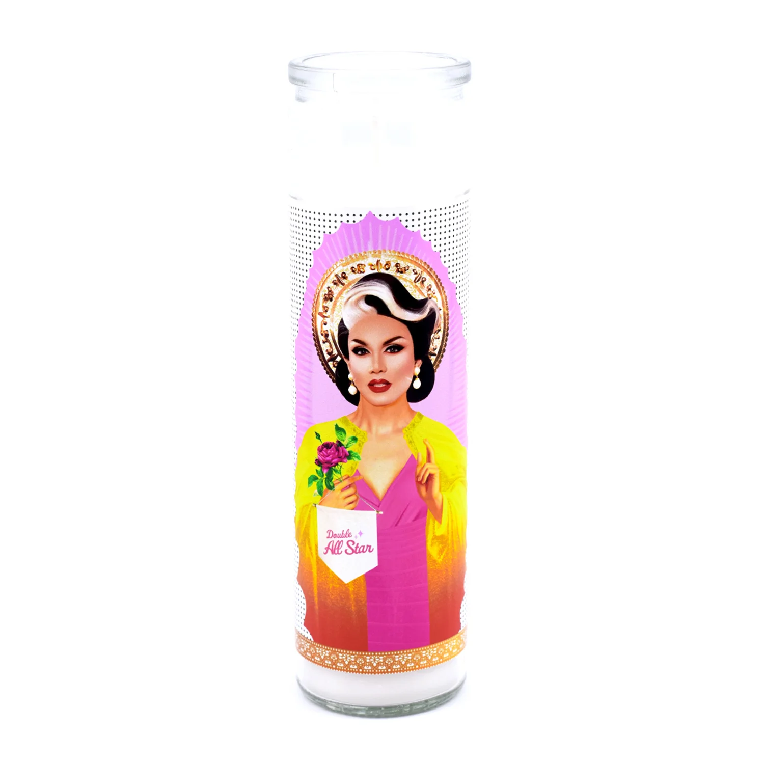 Manila, Latrice, Alaska, Shangela, Alyssa Drag Race All Stars Prayer Candle / Vinyl Sticker - TheFive15.com