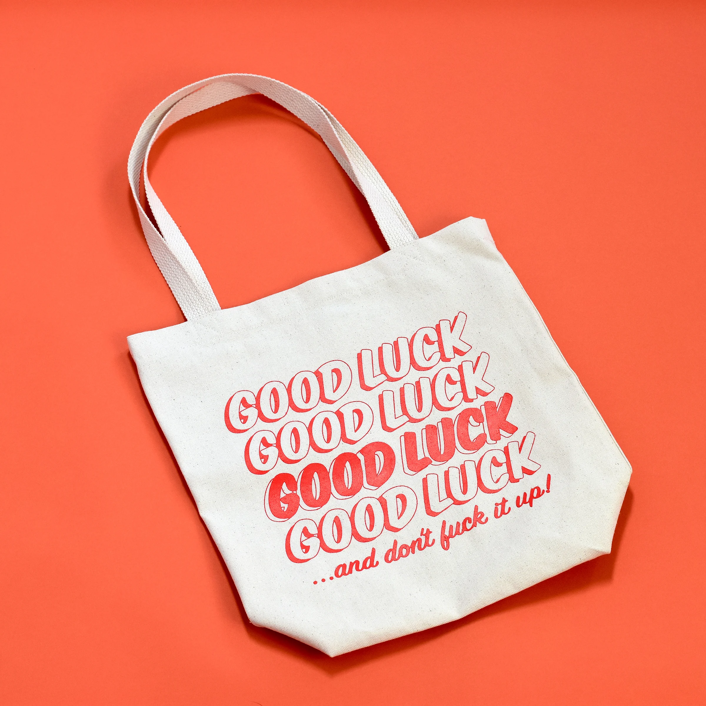 Good Luck and Don't F It Up Tote - TheFive15.com