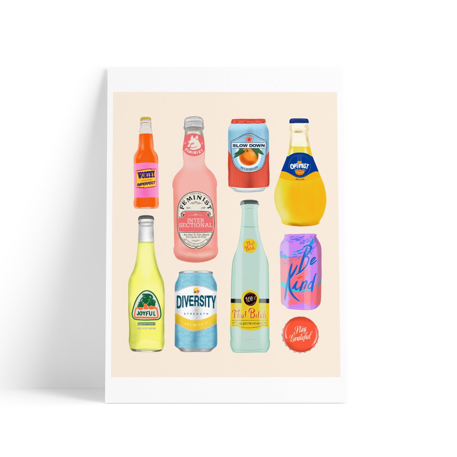 Feminist Bottles La Croix That Bitch Topo Chico - TheFive15.com