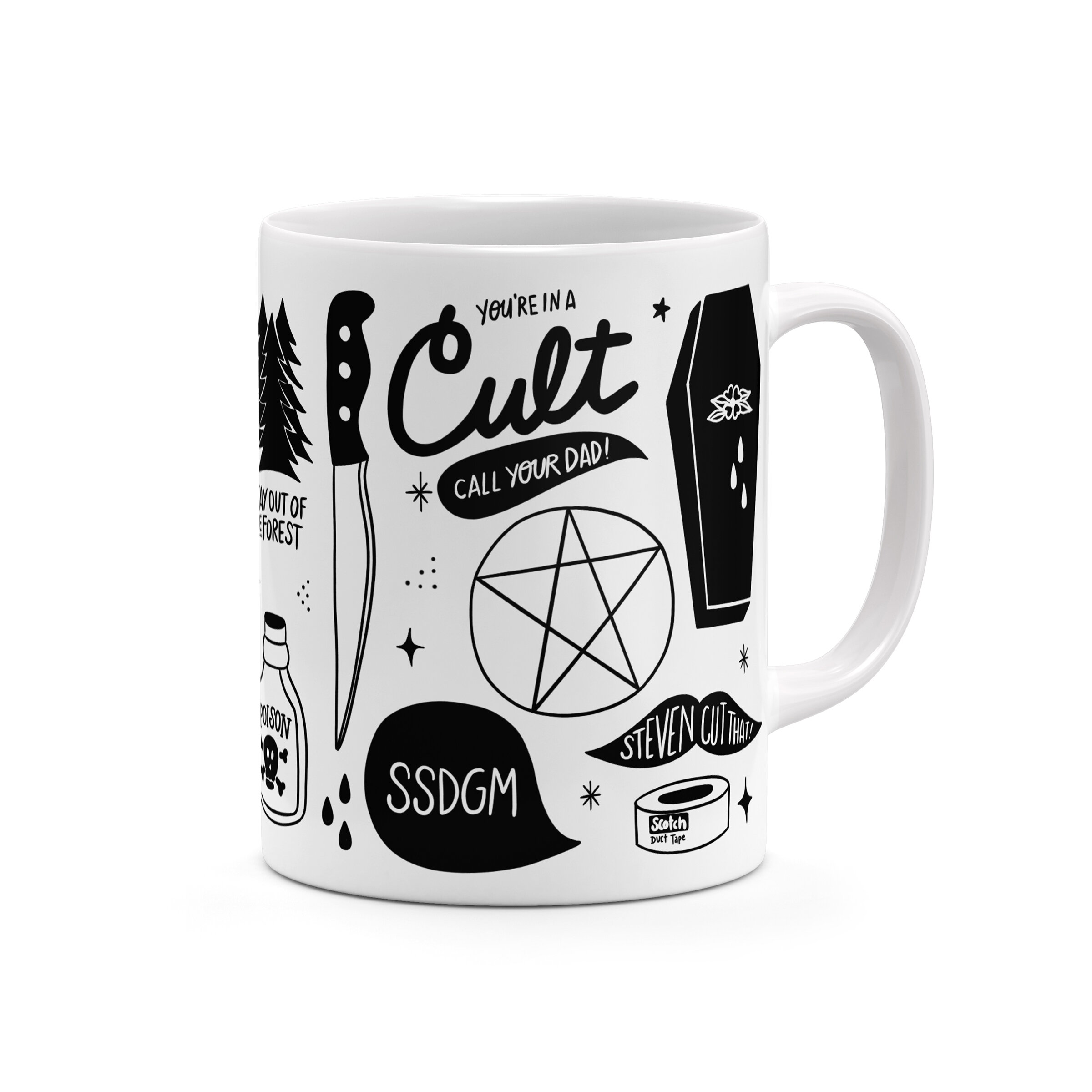 SSDGM - STAY SEXY AND DON'T GET MURDERED MUG - THEFIVE15.COM
