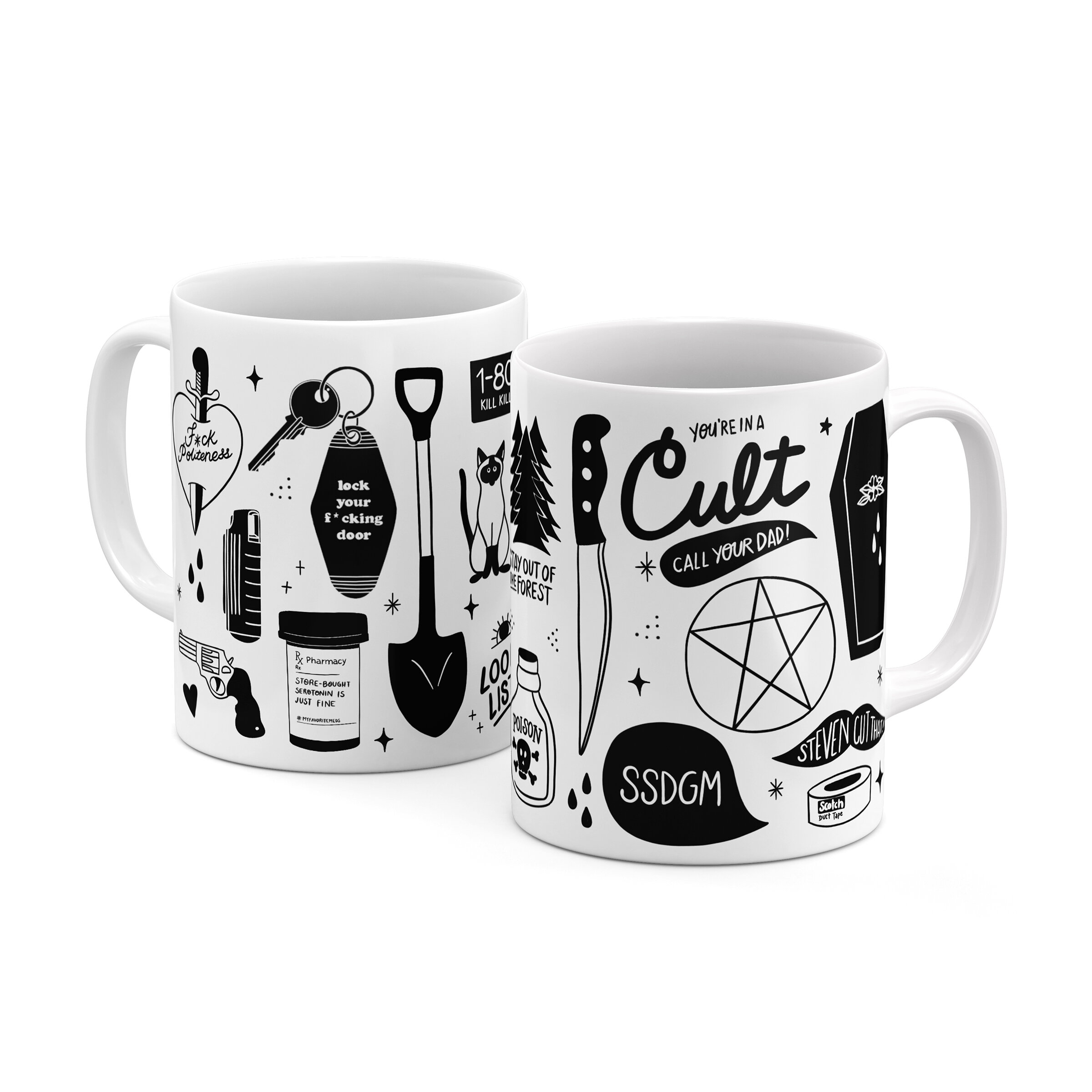 SSDGM - STAY SEXY AND DON'T GET MURDERED MUG - THEFIVE15.COM