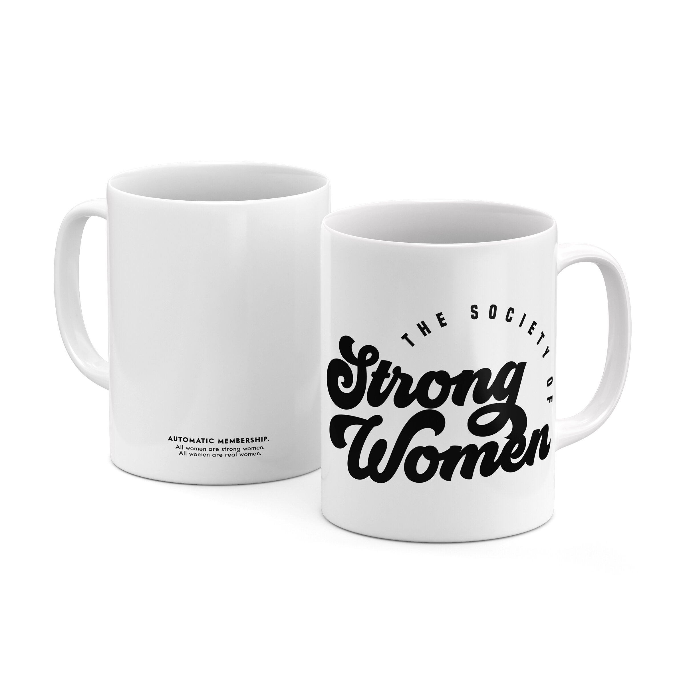 SOCIETY OF STRONG WOMEN MUG - THEFIVE15.COM