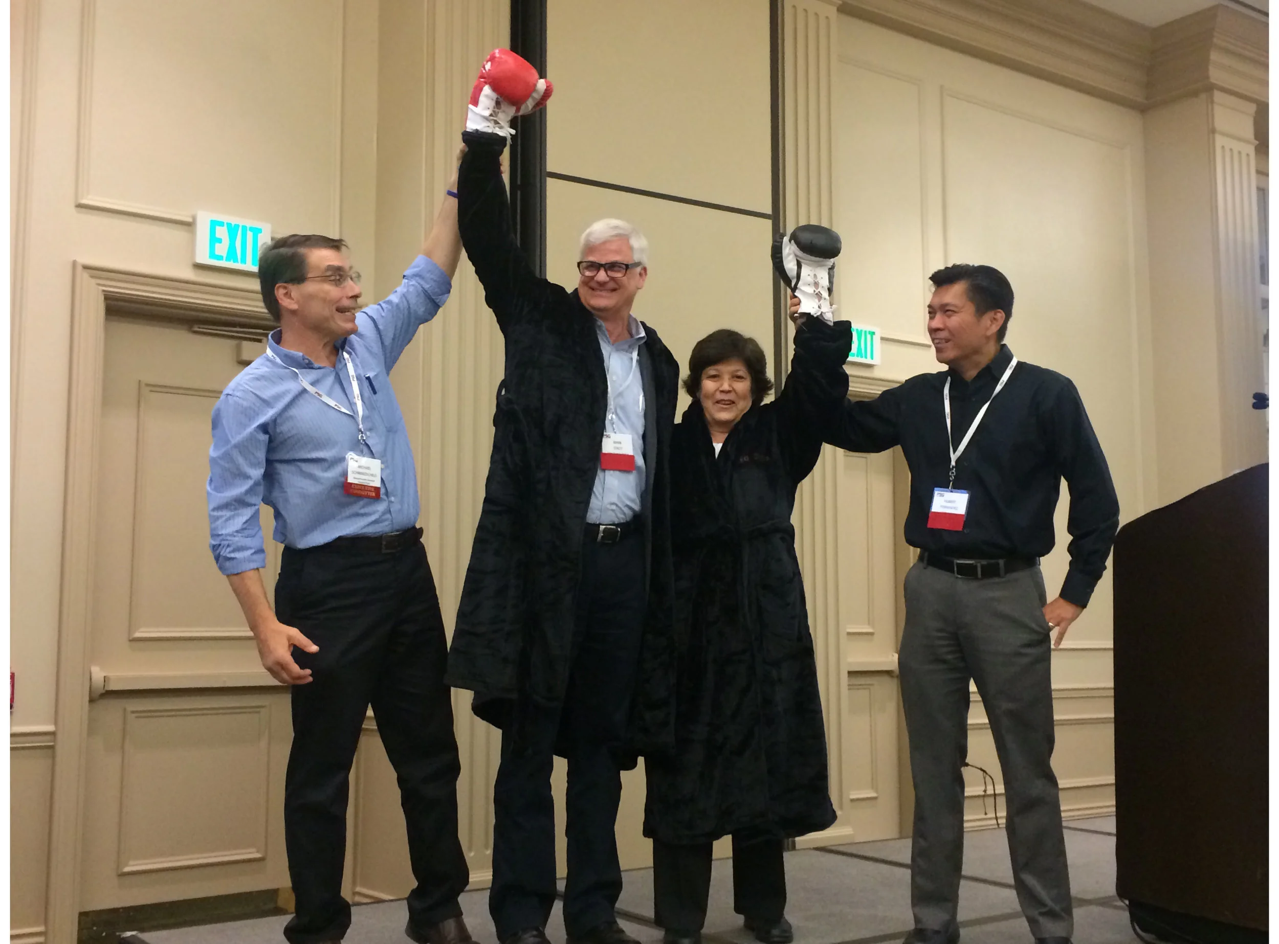 The “good fight” thanking outgoing Executive Committee members.