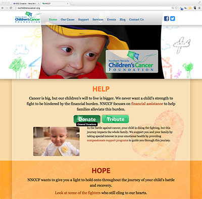 NNCCF Website Design