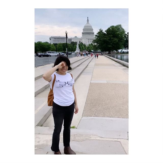 @k_tepaz taking her tee to DC!