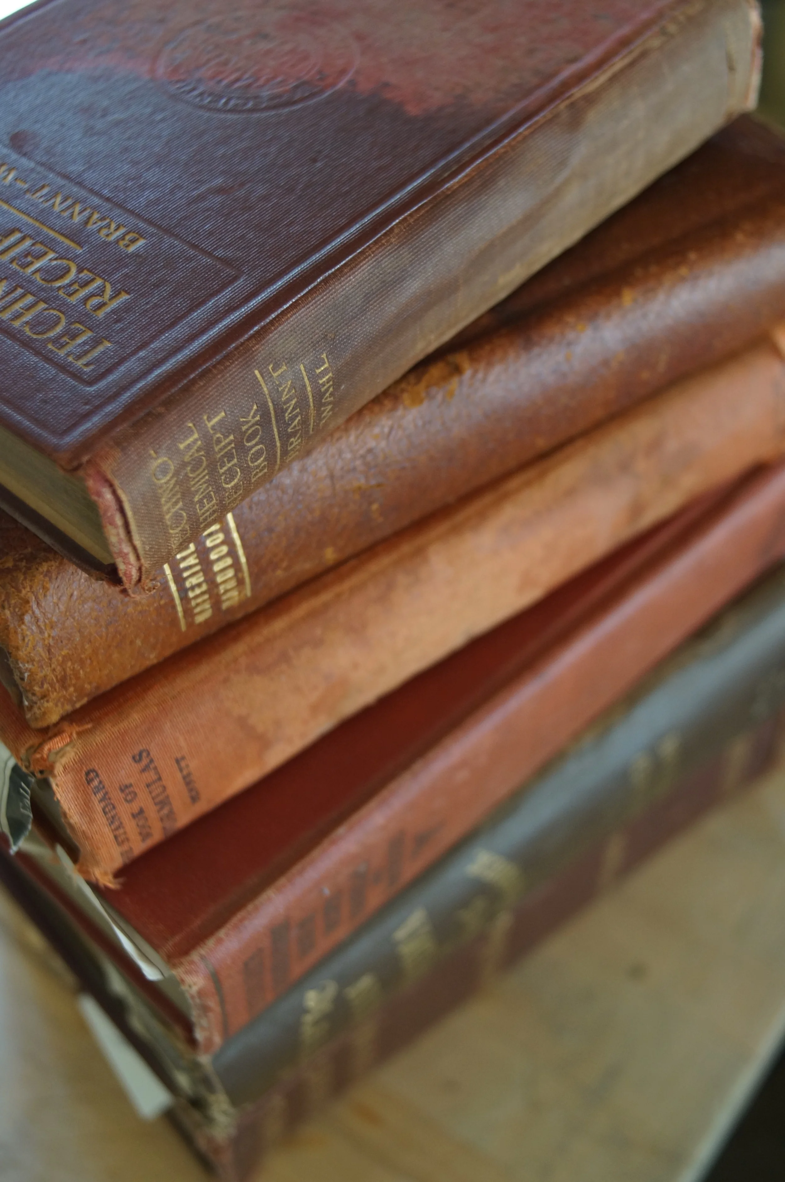 Research time. Probably something about some kind of glue. All of these are probably available to read online for free, but that isn't the same as a book and an espresso.