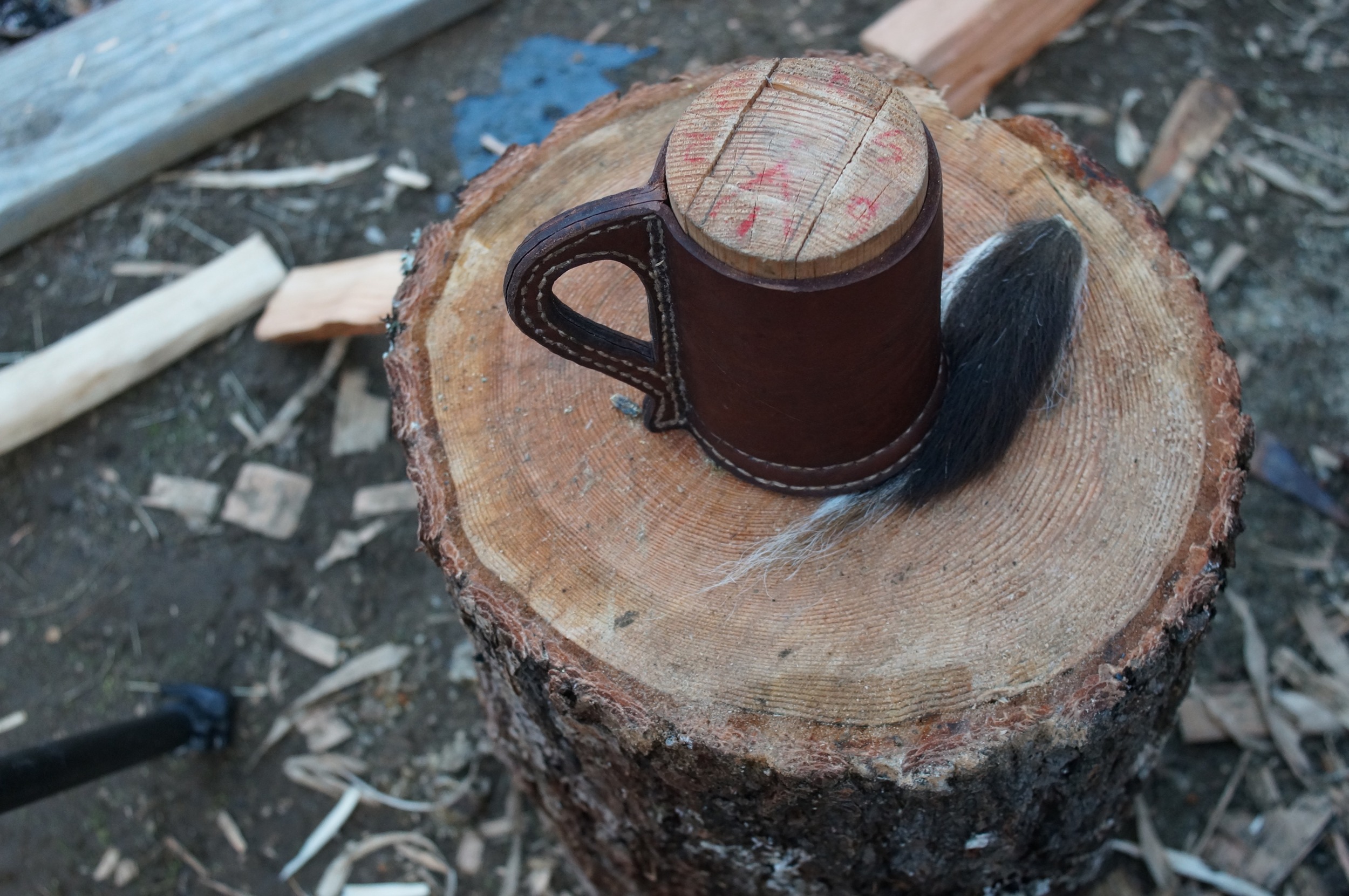 The leather mug project . My most popular video to date. Got me a massive number of views and subscribers overnight when someone shared it on Reddit. Thanks!