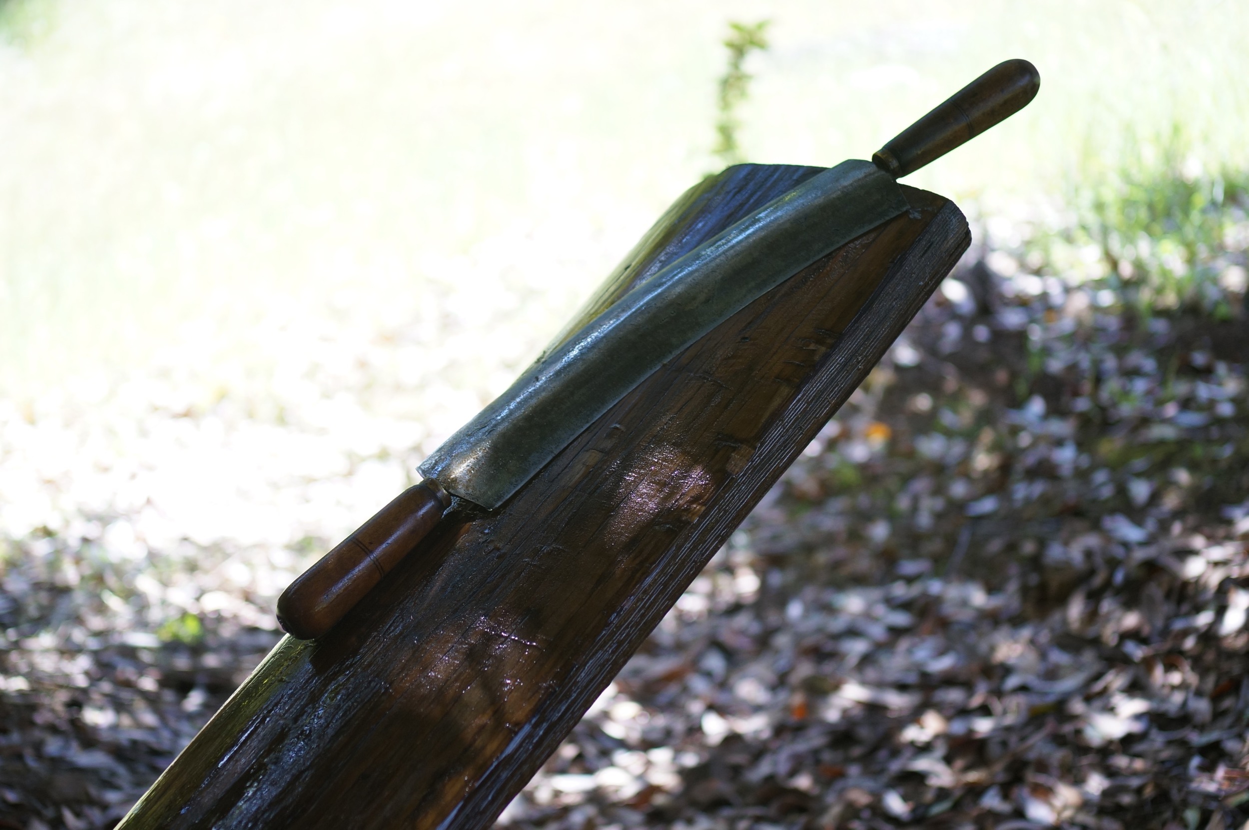Ye olde tanning beam.
