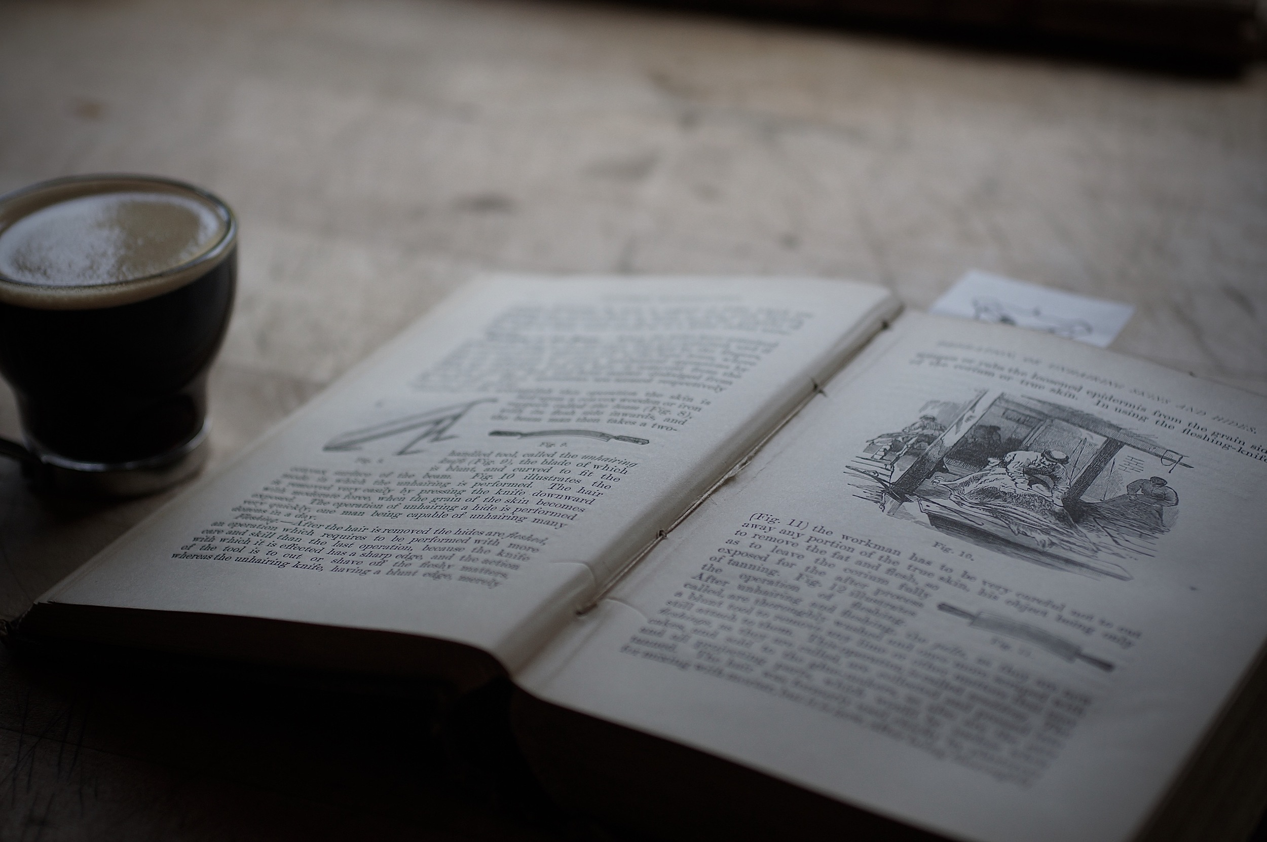 A book and an espresso :)