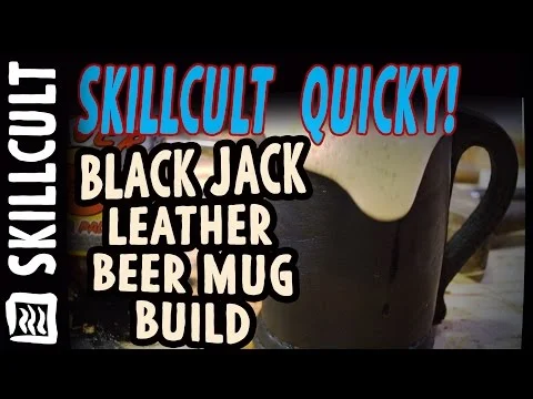 Making a Black Jack, Traditional English Leather Beer Mug, From the Ground Up