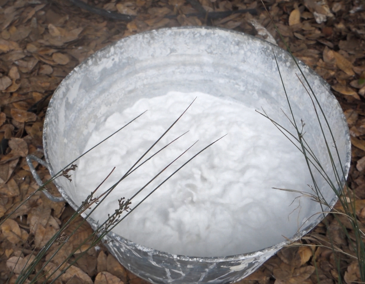 To make lime putty, just use more water. The solids will settle to the bottom of the storage container.
