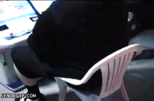 All of your chairs are broken?