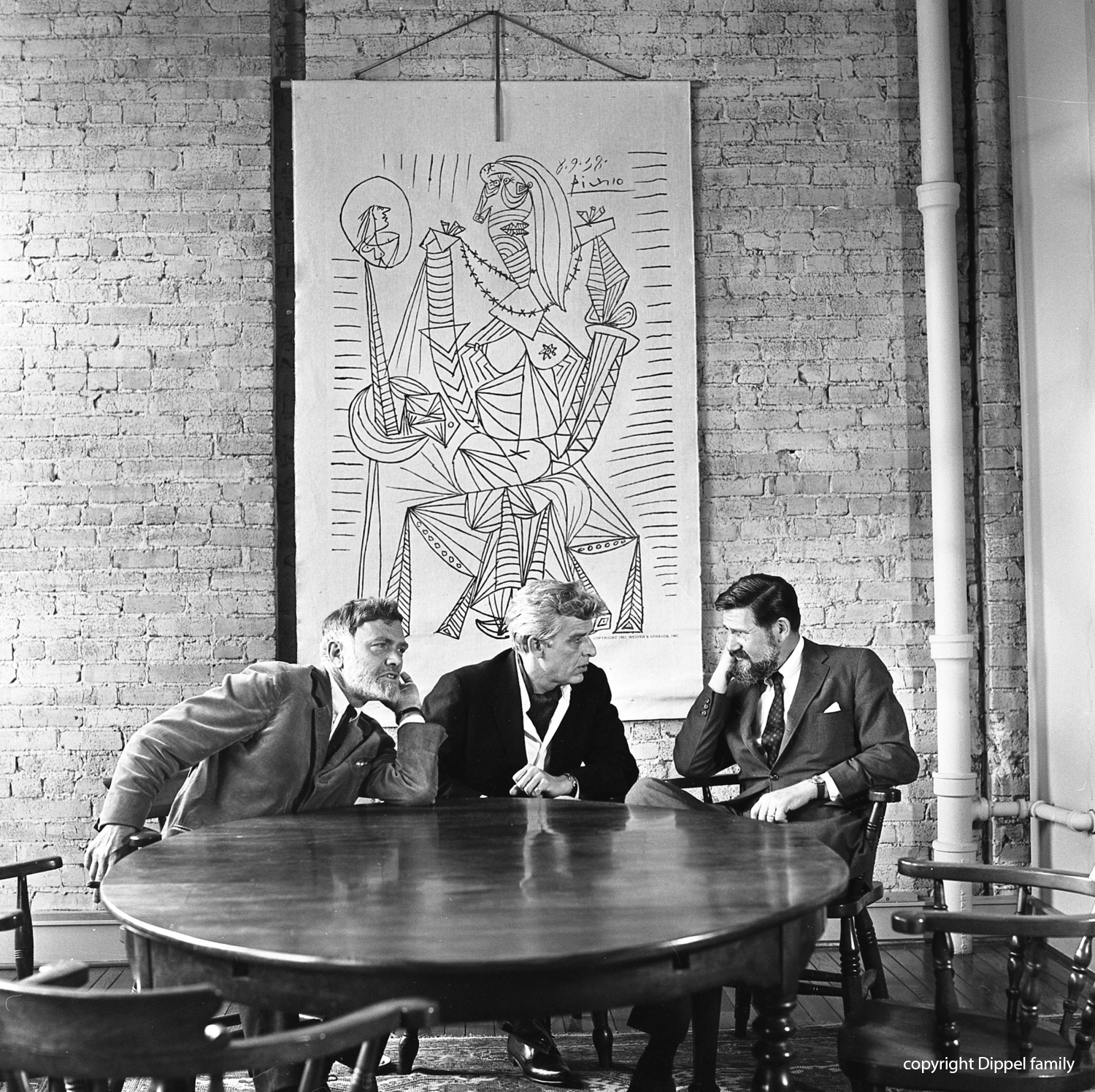 Howard, Bob & Joe in front of Picasso