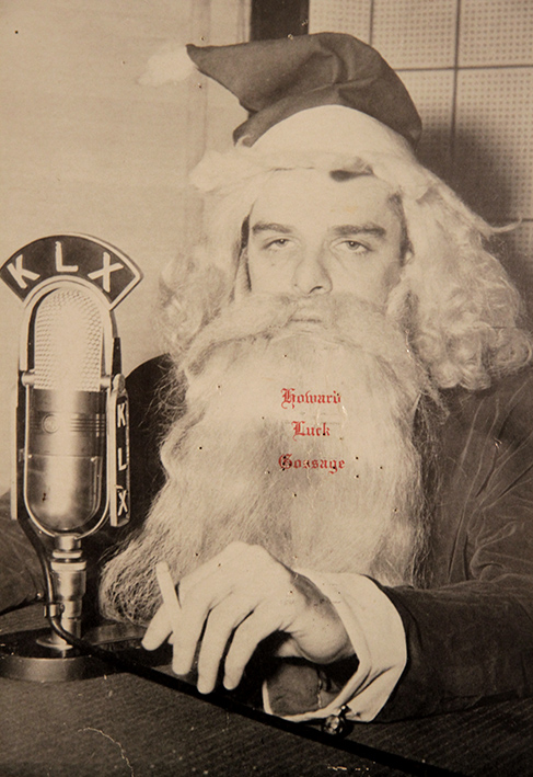 Howard KLX radio Christmas card