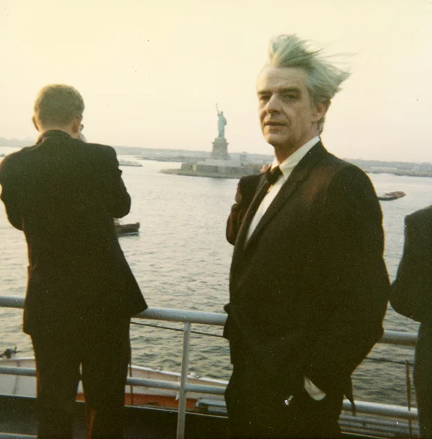 On a cruise ship arriving into New York