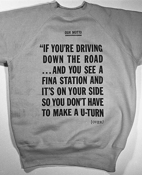 Fina Petrol motto sweatshirt