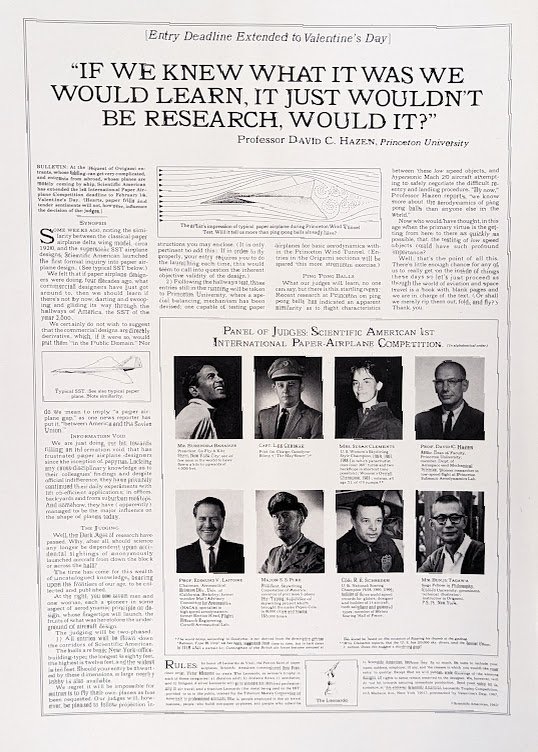 Scientific American - Paper Airplane campaign
