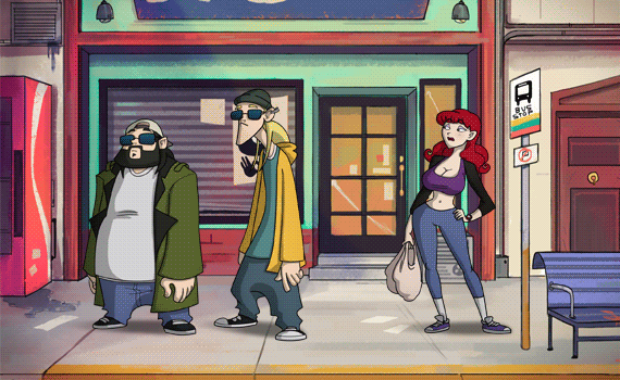 Side-Scroll into the 'Jay and Silent Bob: Chronic Blunt Punch' Game