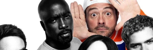 Kevin Smith Points Out 'Clerks' Homage in ‘Defenders’ Poster