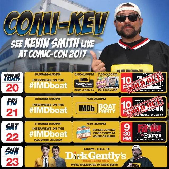 IMDb is heading back to Comic-Con with exclusive IMDBoat interviews and IMDboat Party