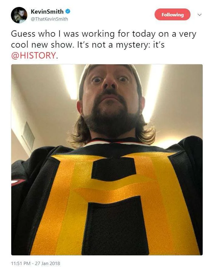 Kevin Smith Working on New Show for History Channel