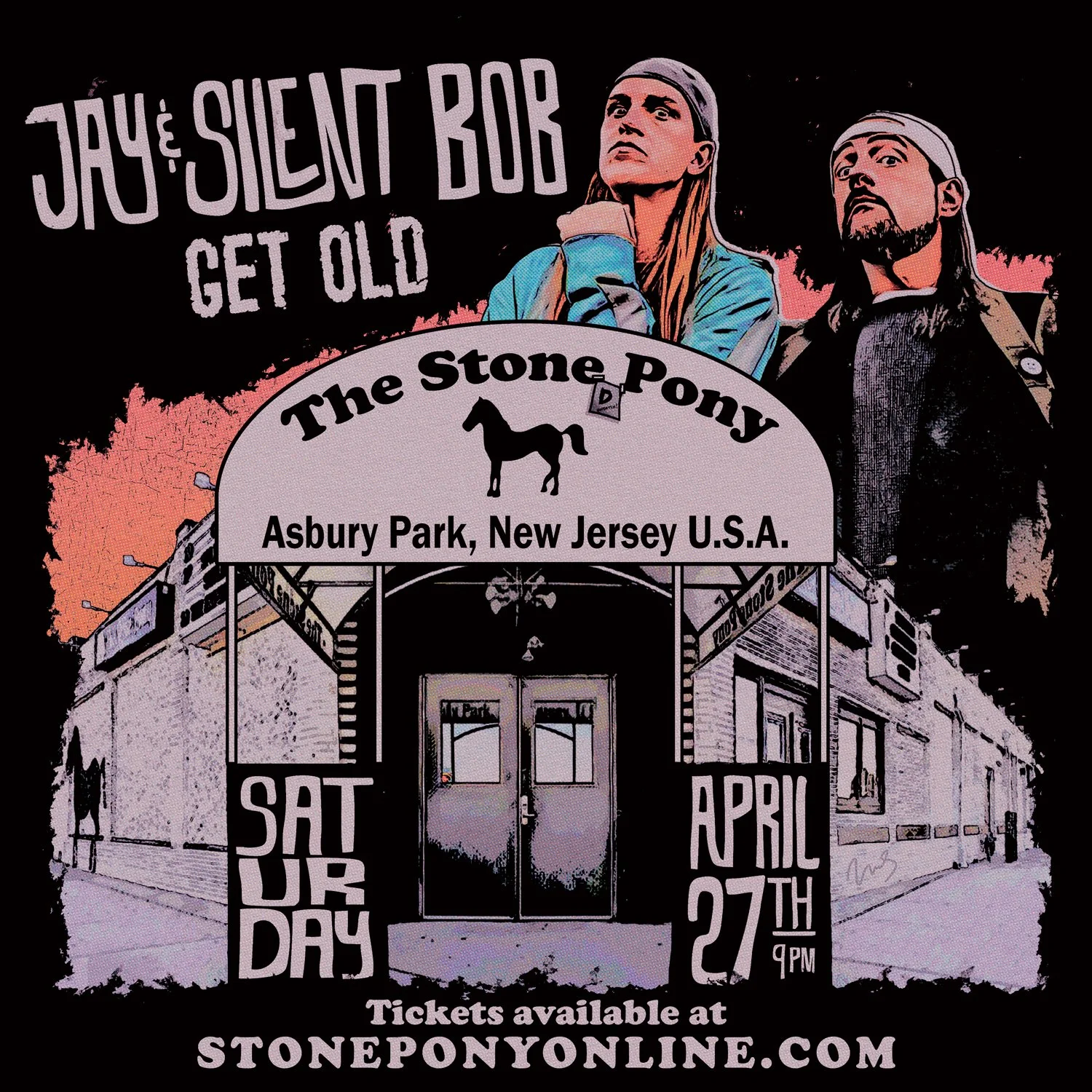 Jay &amp; Silent Bob Get Old @ The Stone Pony - Asbury Park, NJ - 4/27