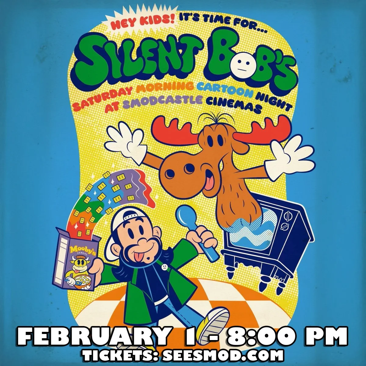 Silent Bob's Saturday Morning Cartoons - Kevin Smith - Smodcastle Cinemas - 2/1