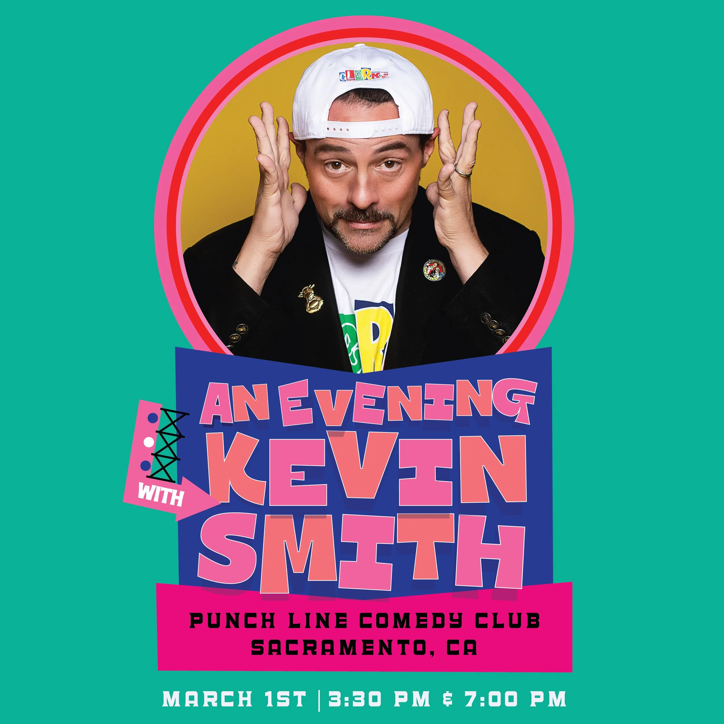 AN EVENING WITH KEVIN SMITH - SACRAMENTO, CA - 2 SHOWS! - 3/1