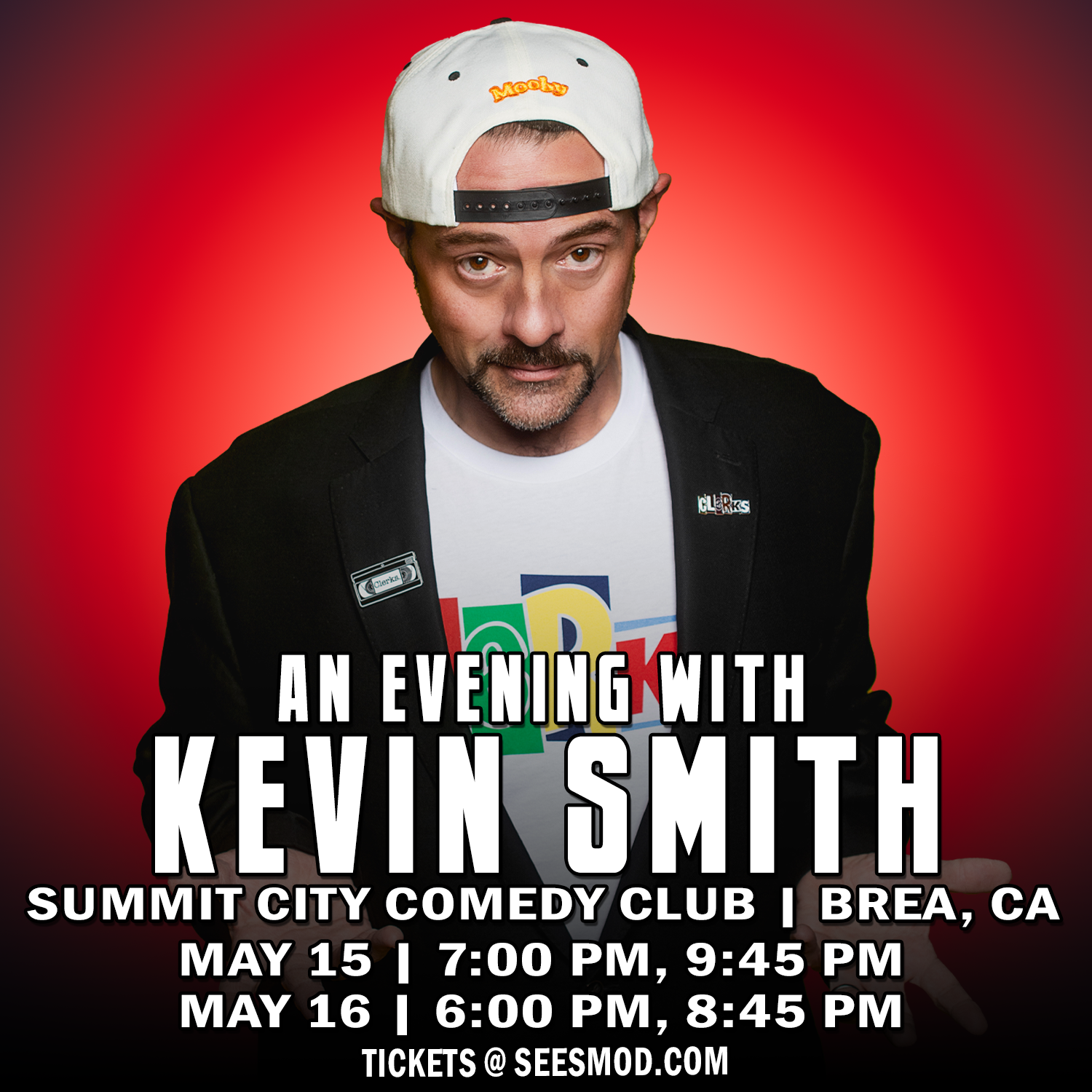 An Evening With Kevin Smith - Fort Wayne, IN - TWO SHOWS! - 5/15, 5/16
