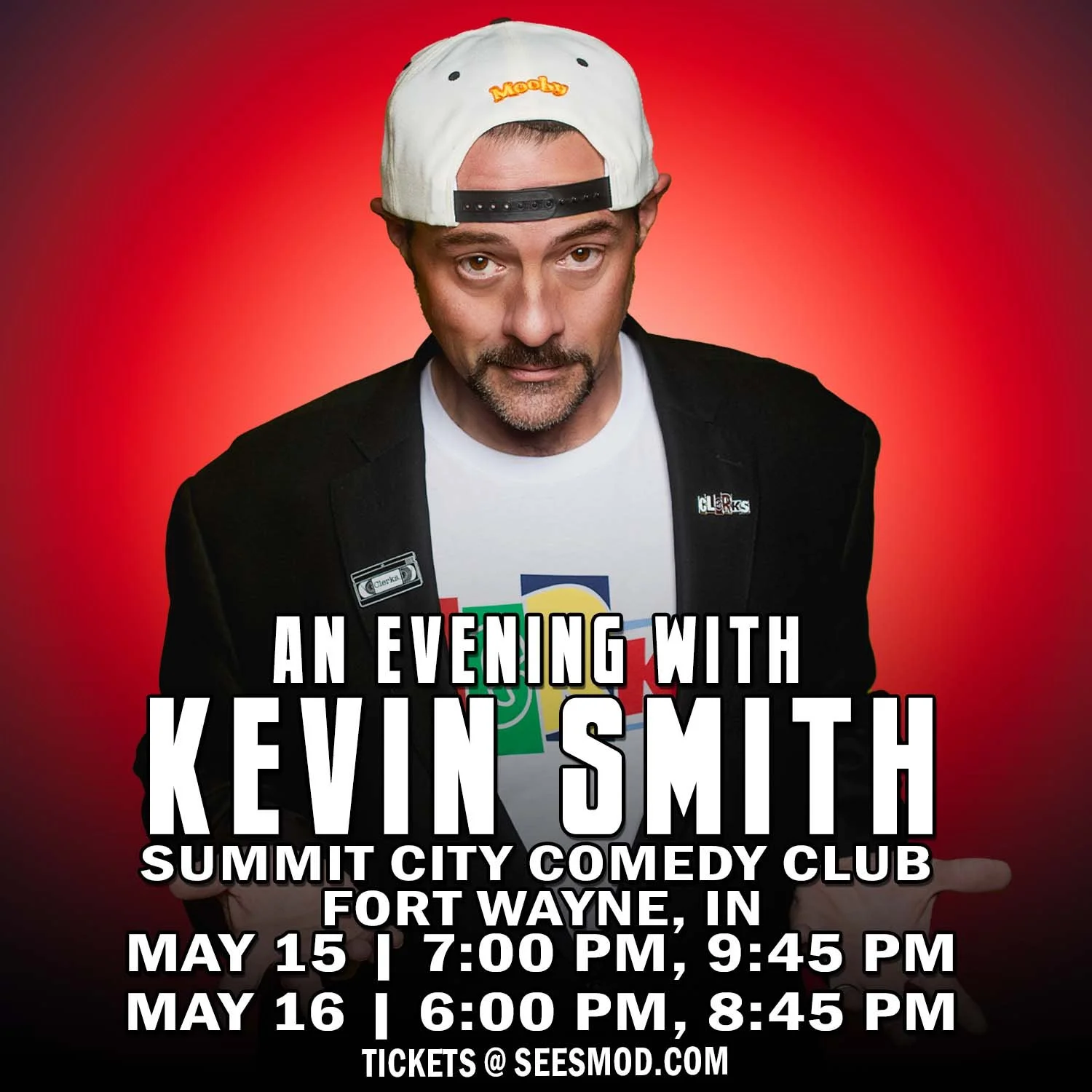 An Evening With Kevin Smith - Fort Wayne, IN - TWO SHOWS! - 5/15, 5/16