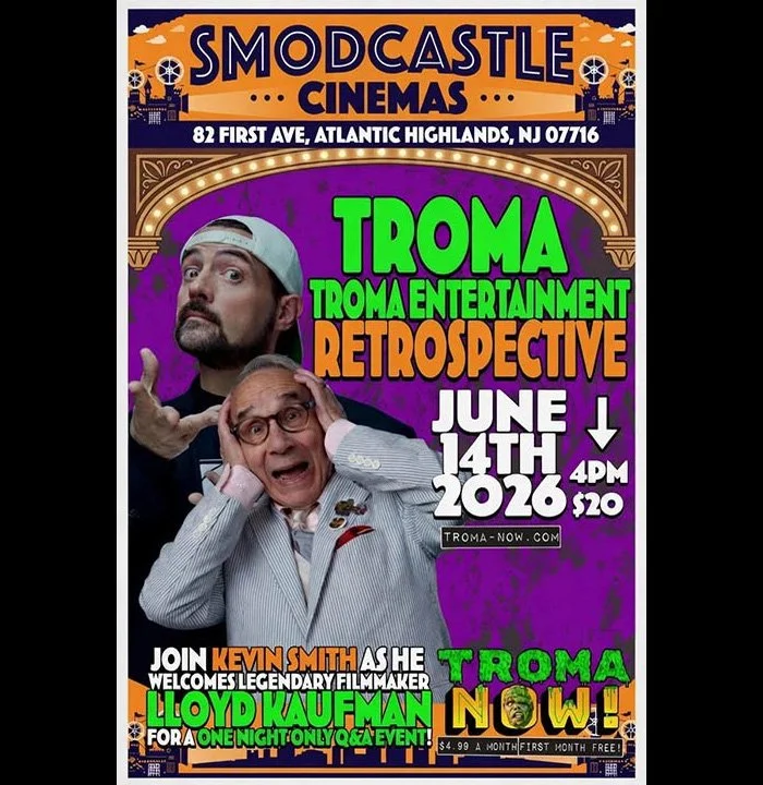An Intimate Evening with Lloyd Kaufman - Hosted by Kevin Smith - Smodcastle Cinemas - 06/14