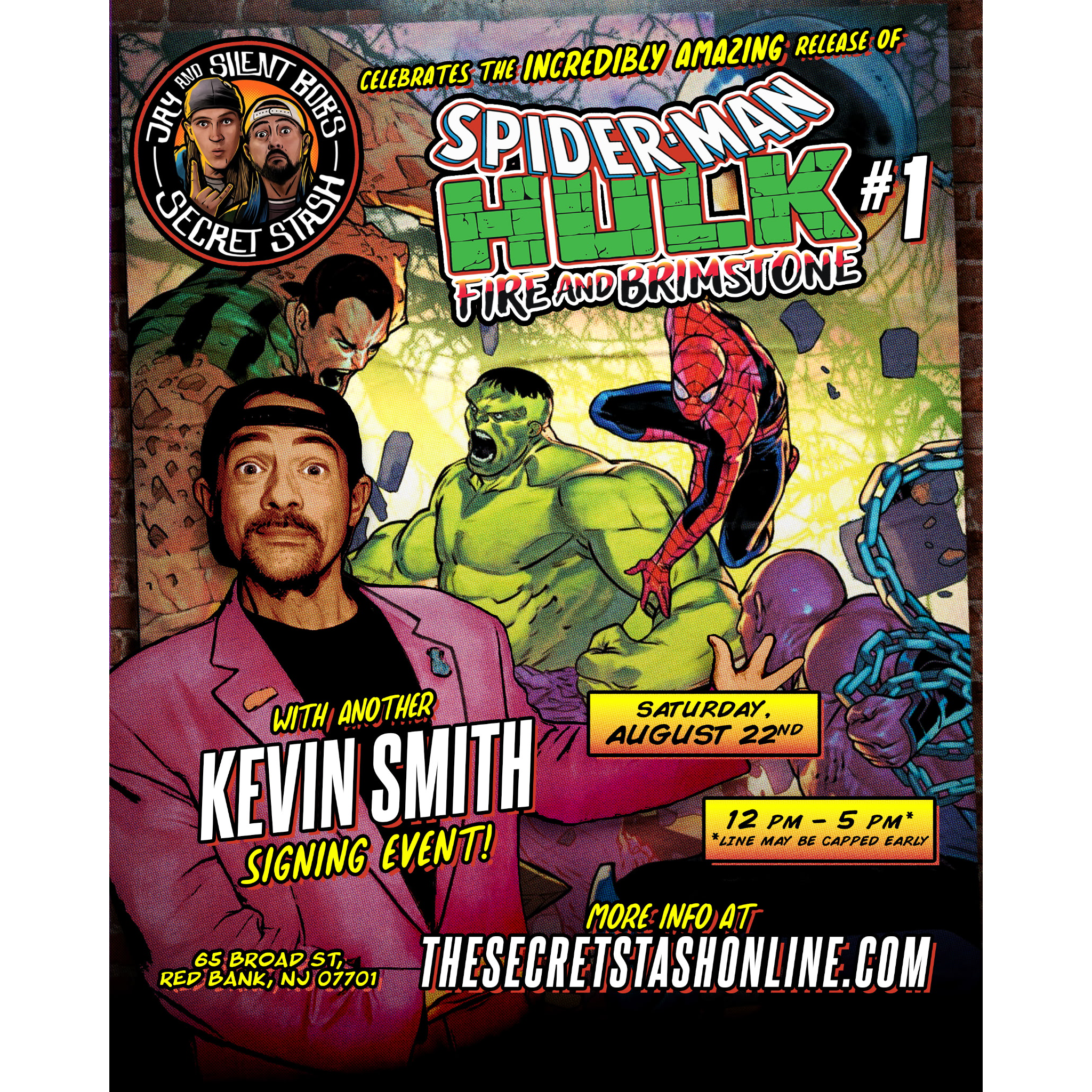 Kevin Smith Comic Book Signing at the Secret Stash - Red Bank, NJ - 8/22