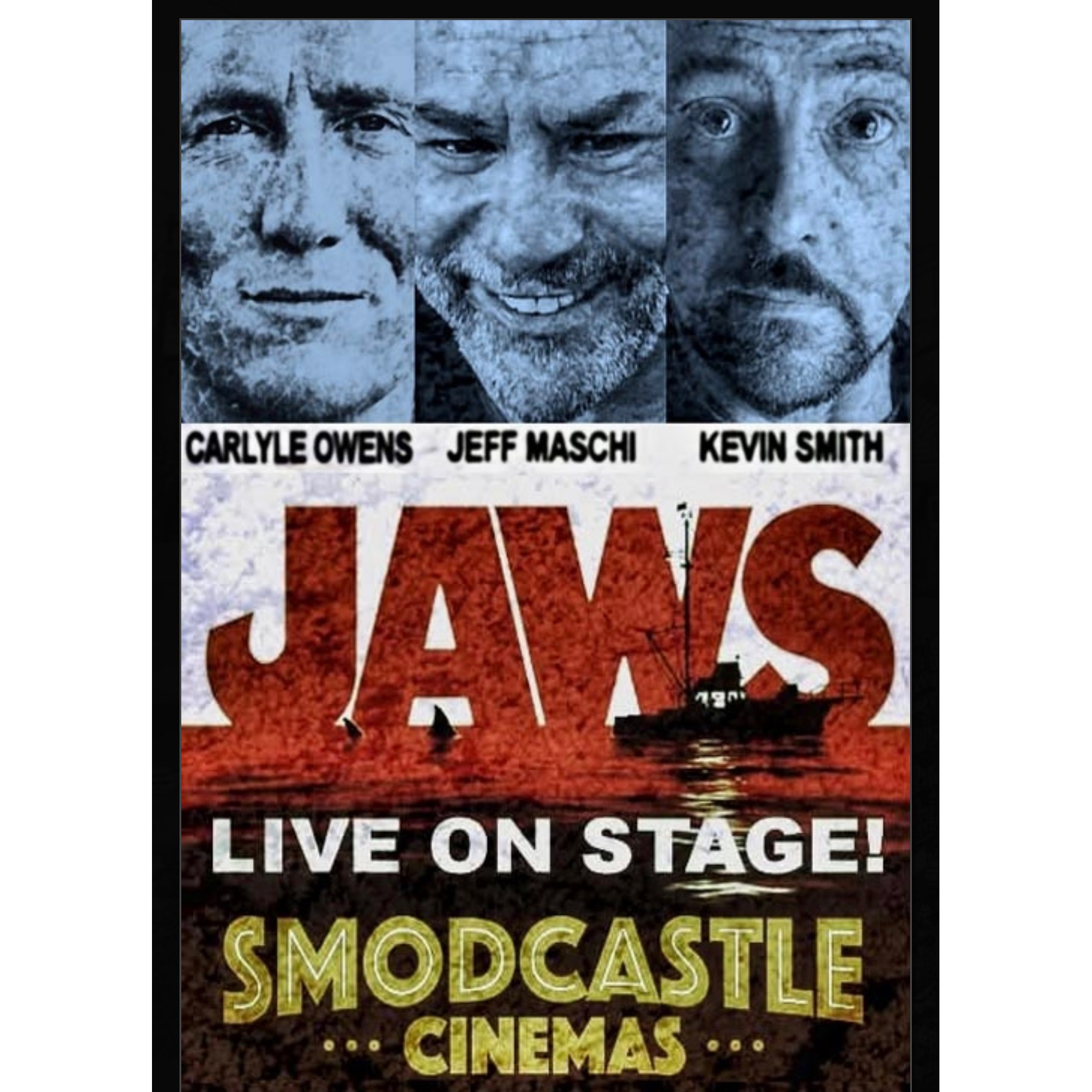 JAWS: Live on Stage (w/ Kevin Smith) - Smodcastle Cinemas - Atlantic Highlands, NJ - 8/21
