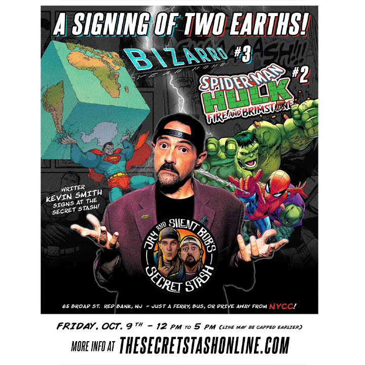 Kevin Smith - A SIGNING OF TWO EARTHS - Jay &amp; Silent Bob's Secret Stash - Red Bank, NJ - 10/9