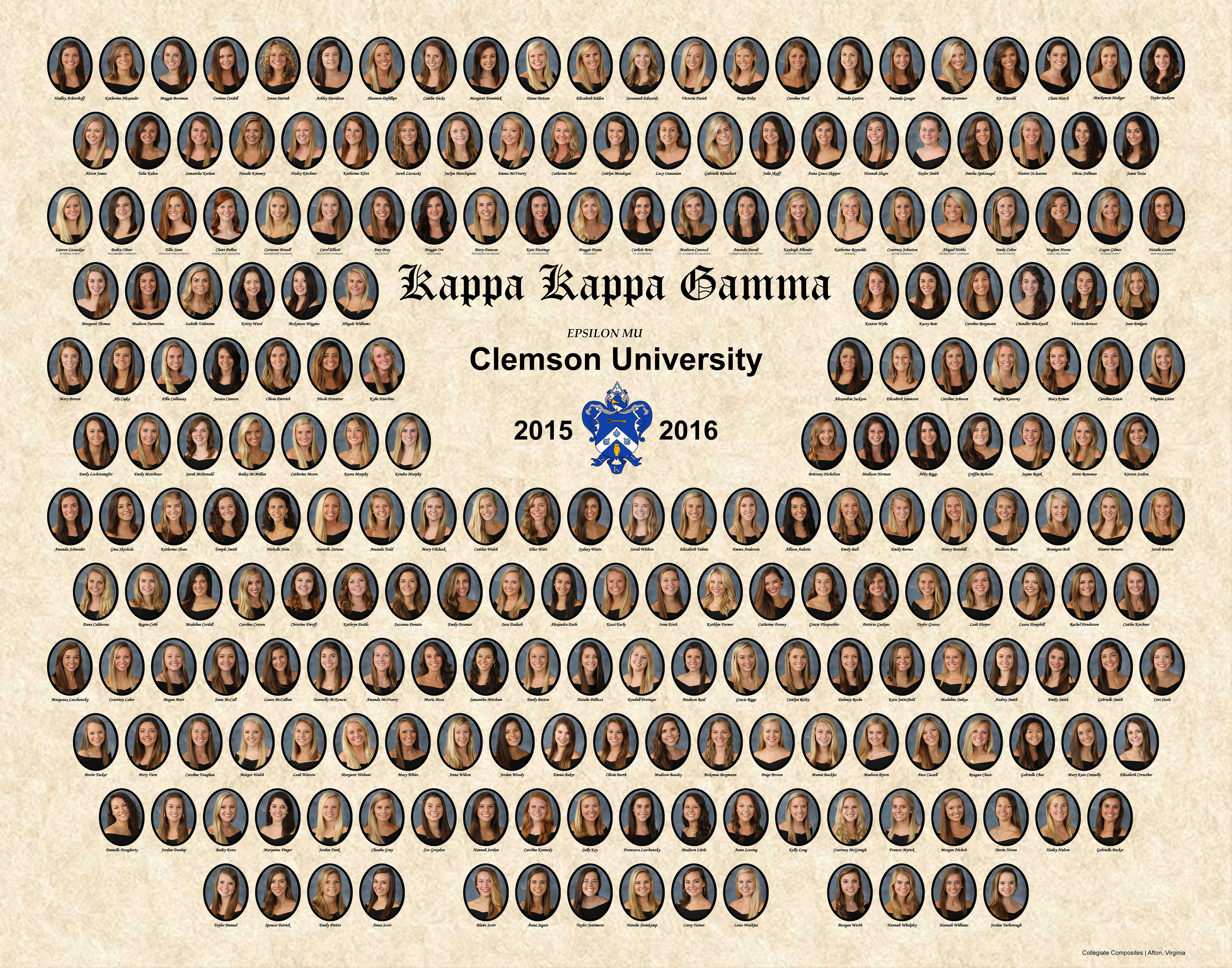 Clemson Univ. Kappa Kappa Gamma Print Fall 2015.jpg