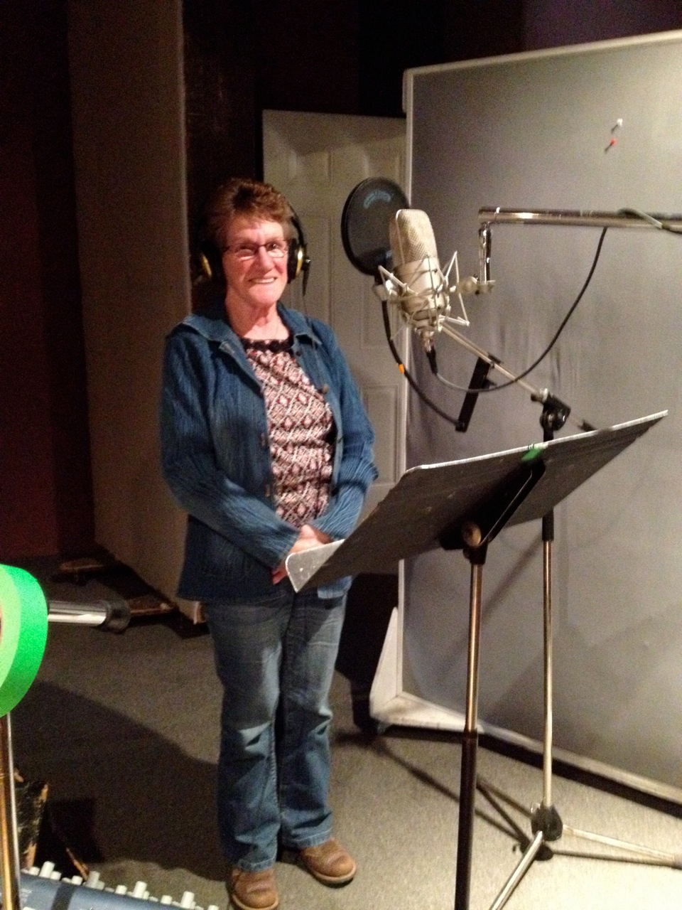 Half Gospel, Half Heartbreak - Mom singing in the studio!