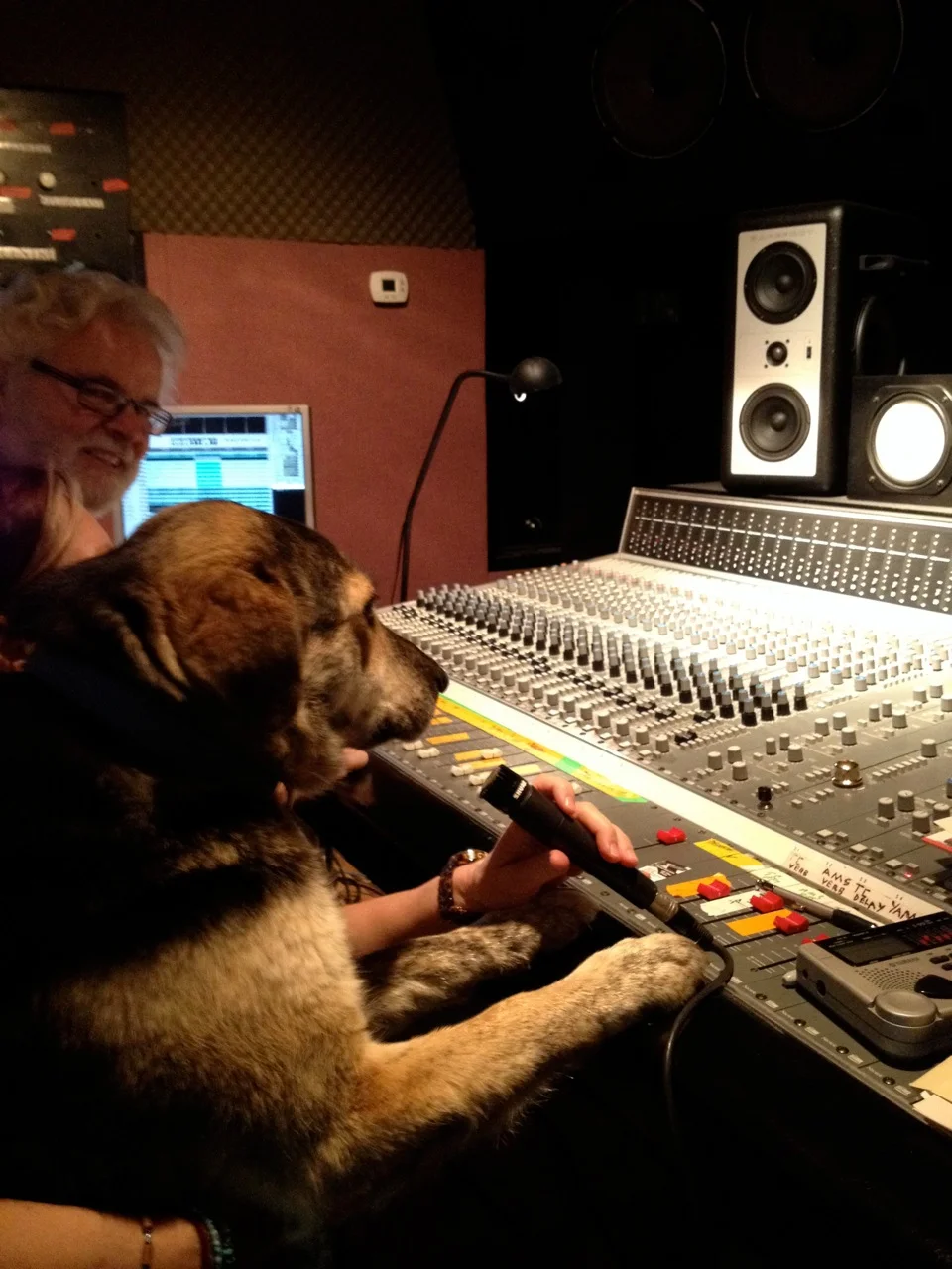 Half Gospel, Half Heartbreak - Banjo mixing with Barry Allen at Homestead Recorders, Edmonton, AB