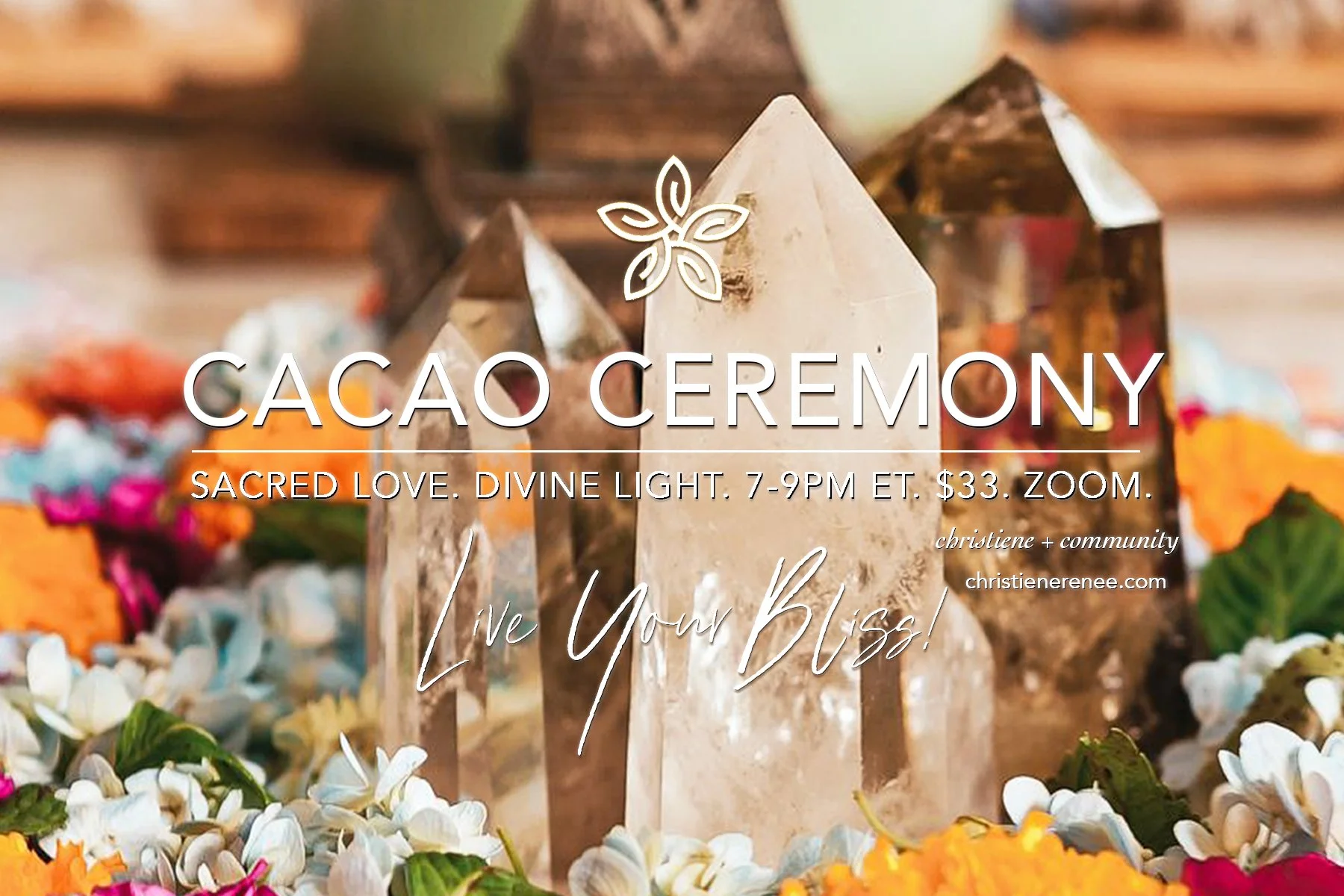 Virtual Cacao Ceremony! Thurs, Dec 30, 2021, 7-9pm EST