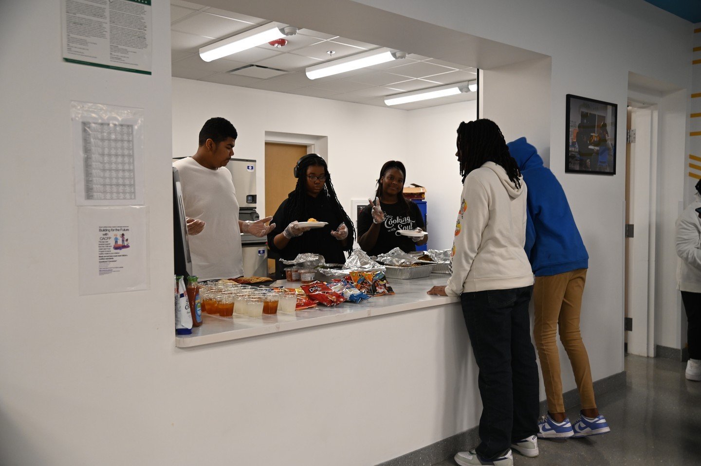 We are cooking...with Soul! Our dynamic Cooking with Soul program at the Teen &amp; Community Center is designed for youth and structured around a comprehensive curriculum. Participants engage in hands-on learning experiences, honing essential life s