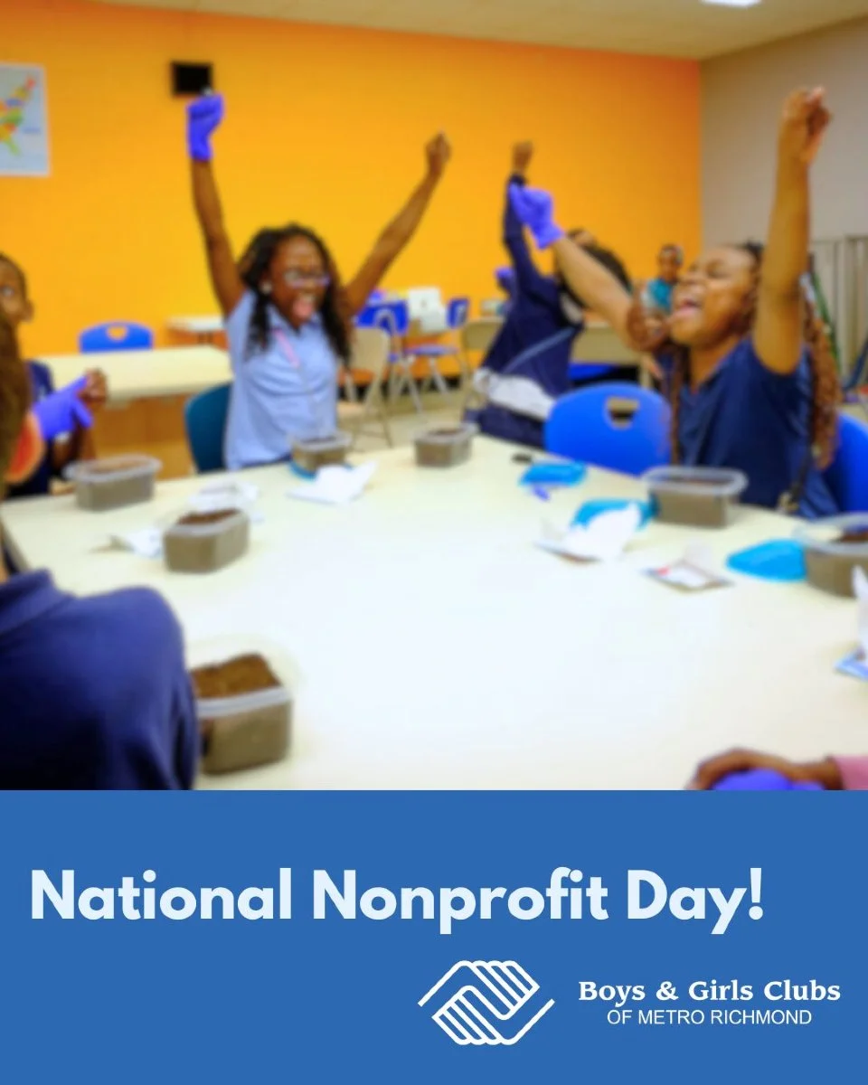 Today is National Nonprofit Day, and we&rsquo;re proud to be part of a movement that&rsquo;s changing lives every day. At BGCMR, we do more than keep doors open&mdash;we open minds, build confidence, and create space for young people to dream bigger.